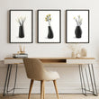Framed Art Wall | Set of 3 Botanical Wall art Prints