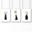 Framed Art Wall | Set of 3 Botanical Wall art Prints