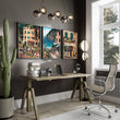 Framed Artwork | Set of 3 Italian Lifestyle Wall art Prints