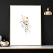 Framed Floral Prints | Set of 3 wall art prints