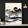 Framed Landscape Wall Art | Set of 3 wall art prints