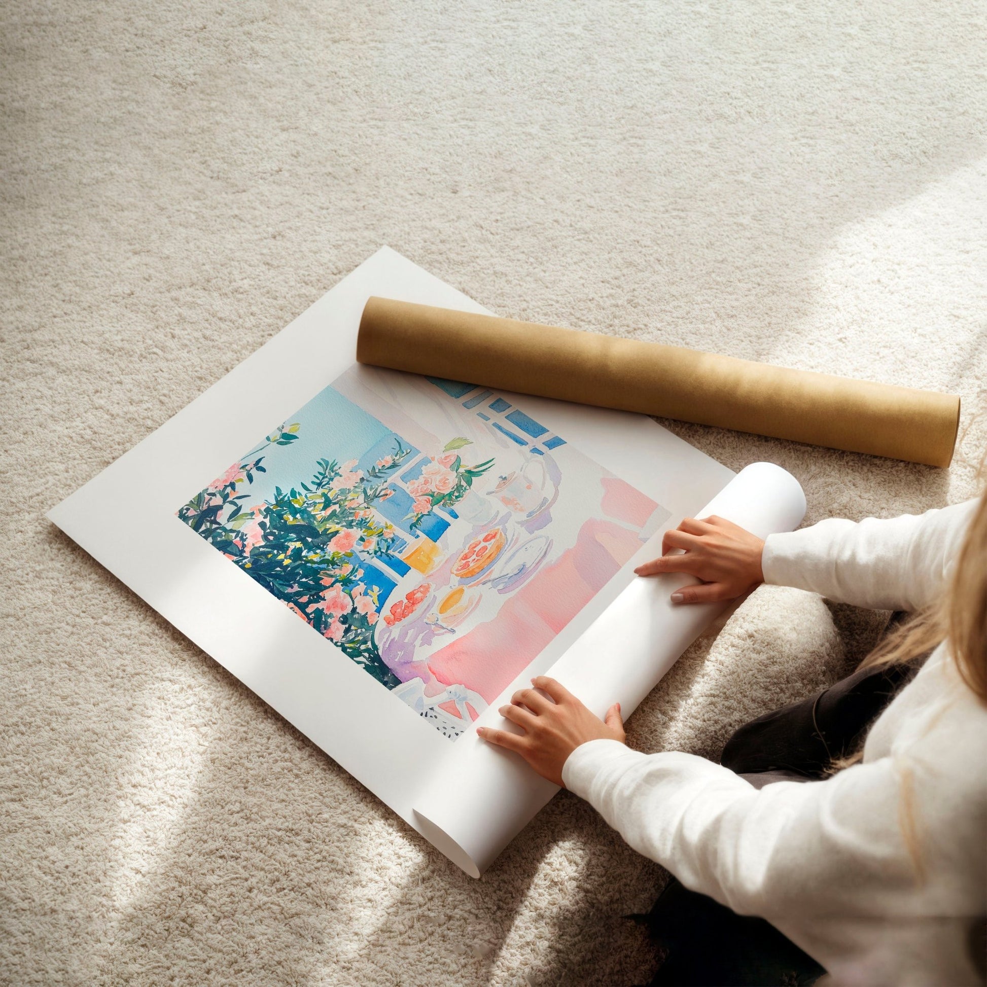 Framed Print Wall | Set of 3 Beach Decor Wall art Prints