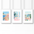 Framed Printed Artwork | Set of 3 Beach Decor Wall art Prints