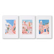 Framed Prints Art | Set of 3 Beach Decor Wall art Prints