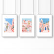 Framed Prints Art | Set of 3 Beach Decor Wall art Prints
