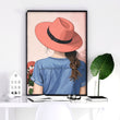 Framed Prints Large | Set of 3 Boho Women Wall art Prints