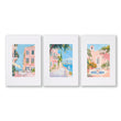 Framed Wall Art Large | Set of 3 Beach Decor Wall art Prints