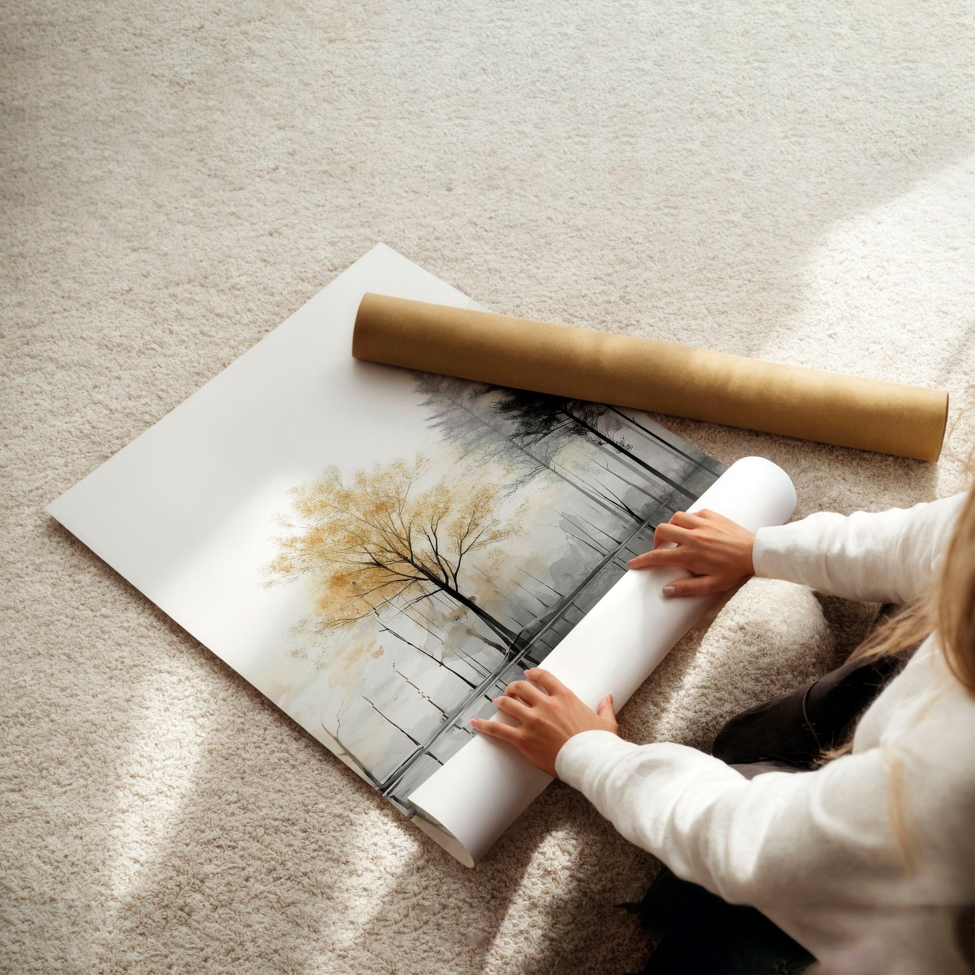 Framed Wall Art Set of 3 | Set of 3 Asian Inspired Wall art Prints