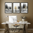 Framed Wall Art Set of 3 | Set of 3 Asian Inspired Wall art Prints