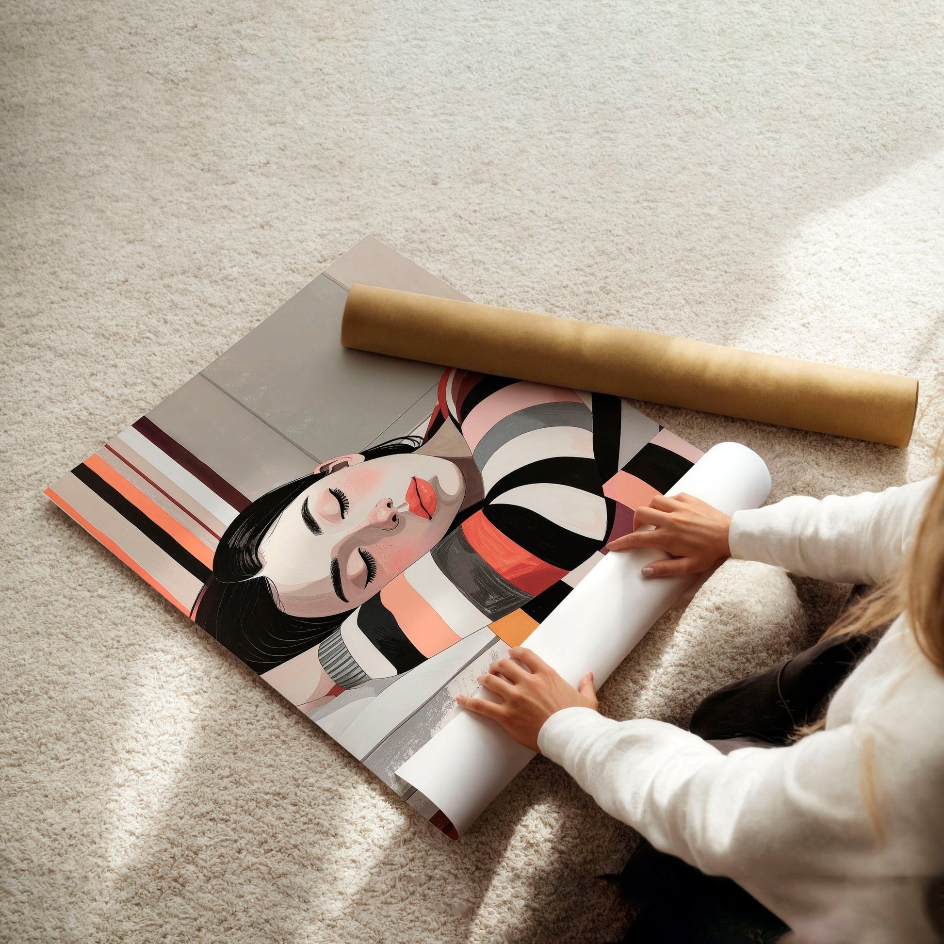 Frames Poster | Set of 3 Boho Women Wall art Prints