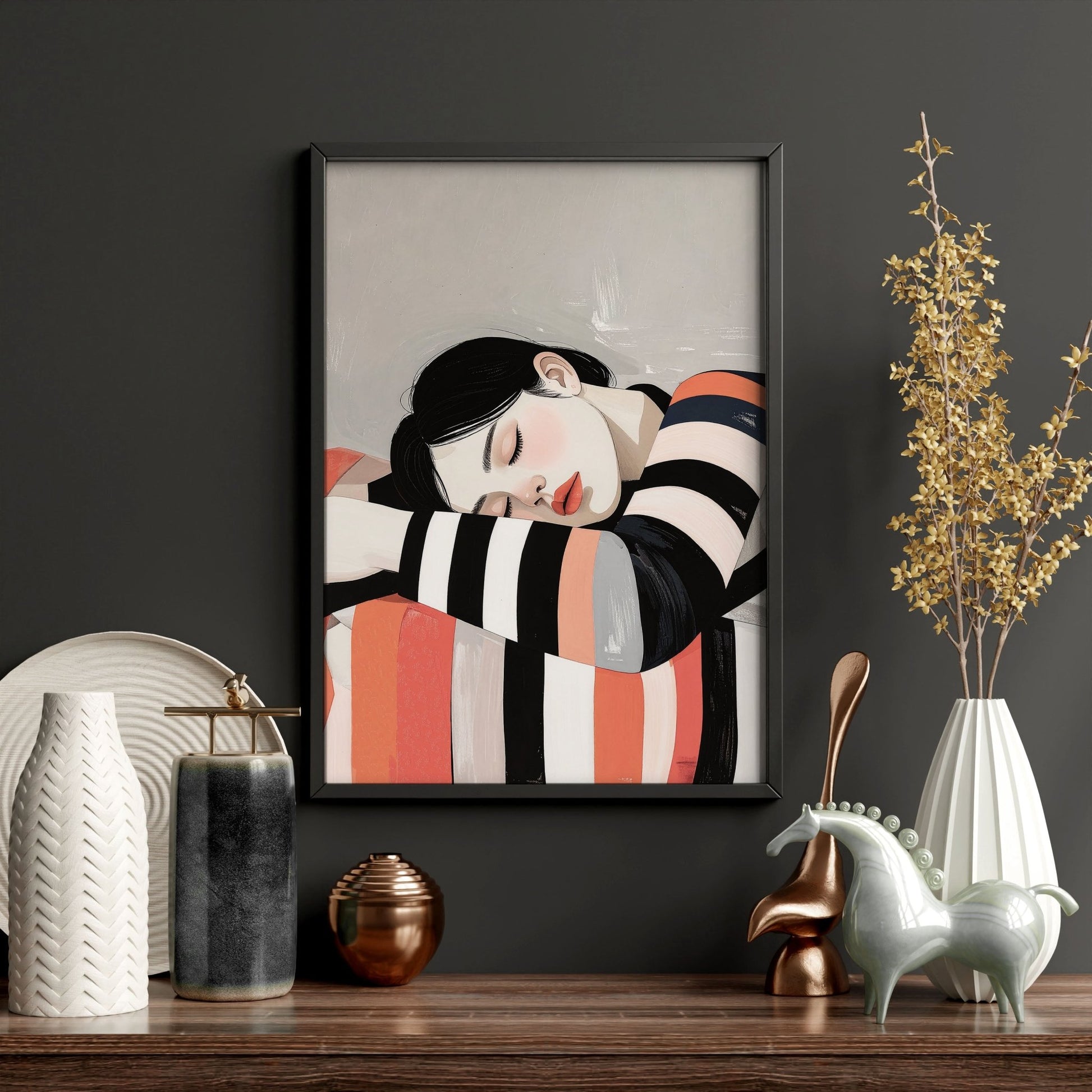 Frames Poster | Set of 3 Boho Women Wall art Prints