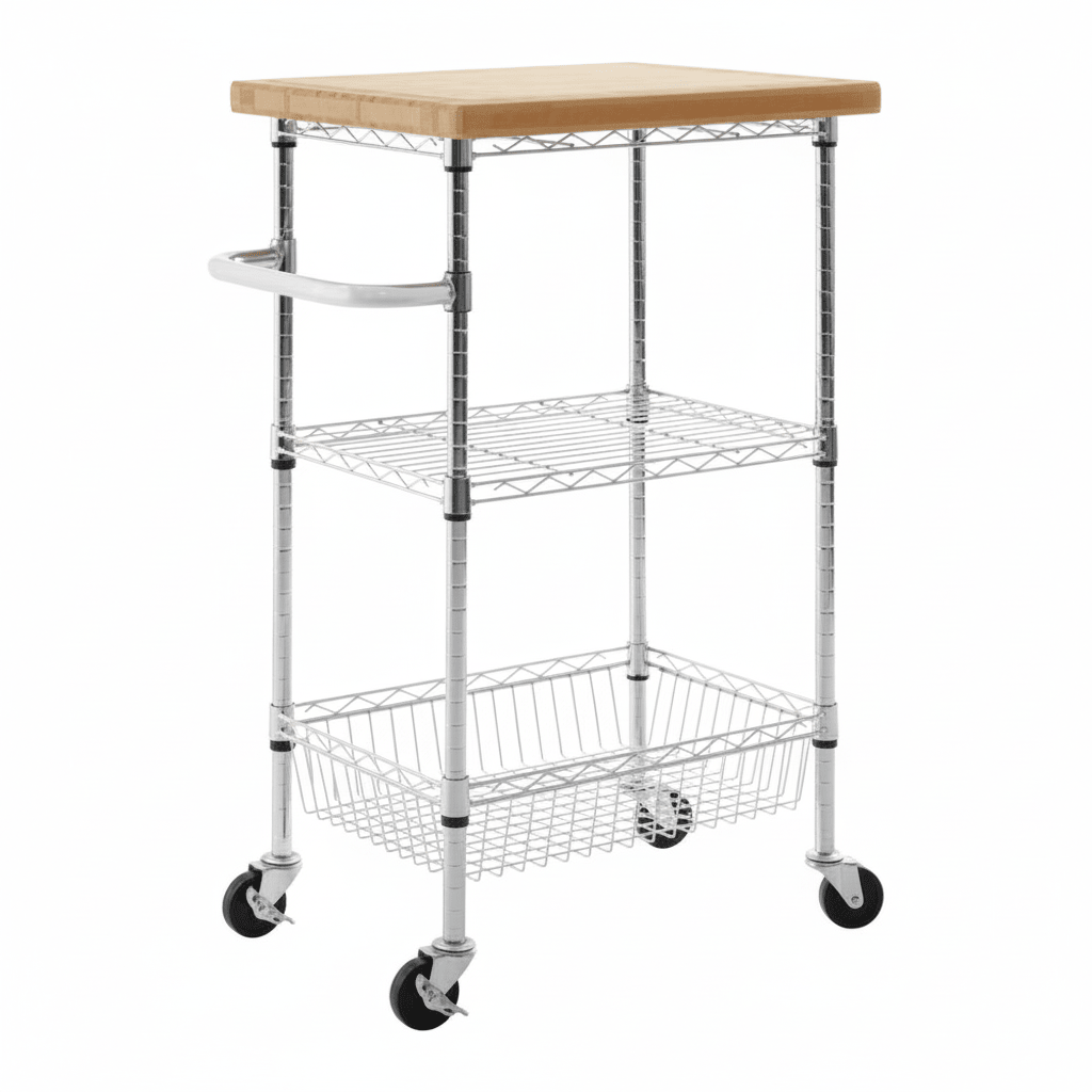 Frankfurt 3 Tier Kitchen Trolley