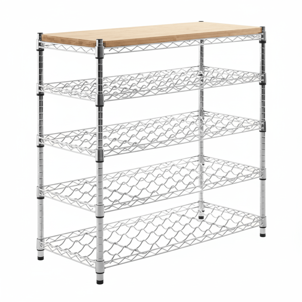 Frankfurt 4 Tier Wine Rack