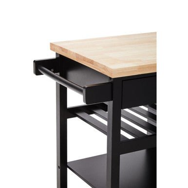 Frankfurt Black Kitchen Trolley
