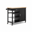 Frankfurt Black Kitchen Trolley