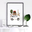 French Posters Paris Travel wall art | 