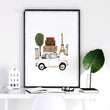 French Posters Paris Travel Wall Art Prints | 