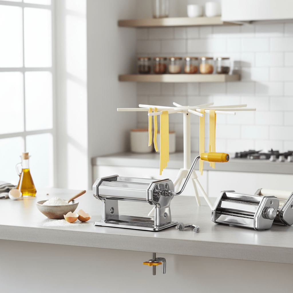 From Scratch Chrome Multi Pasta Maker and Dryer Set