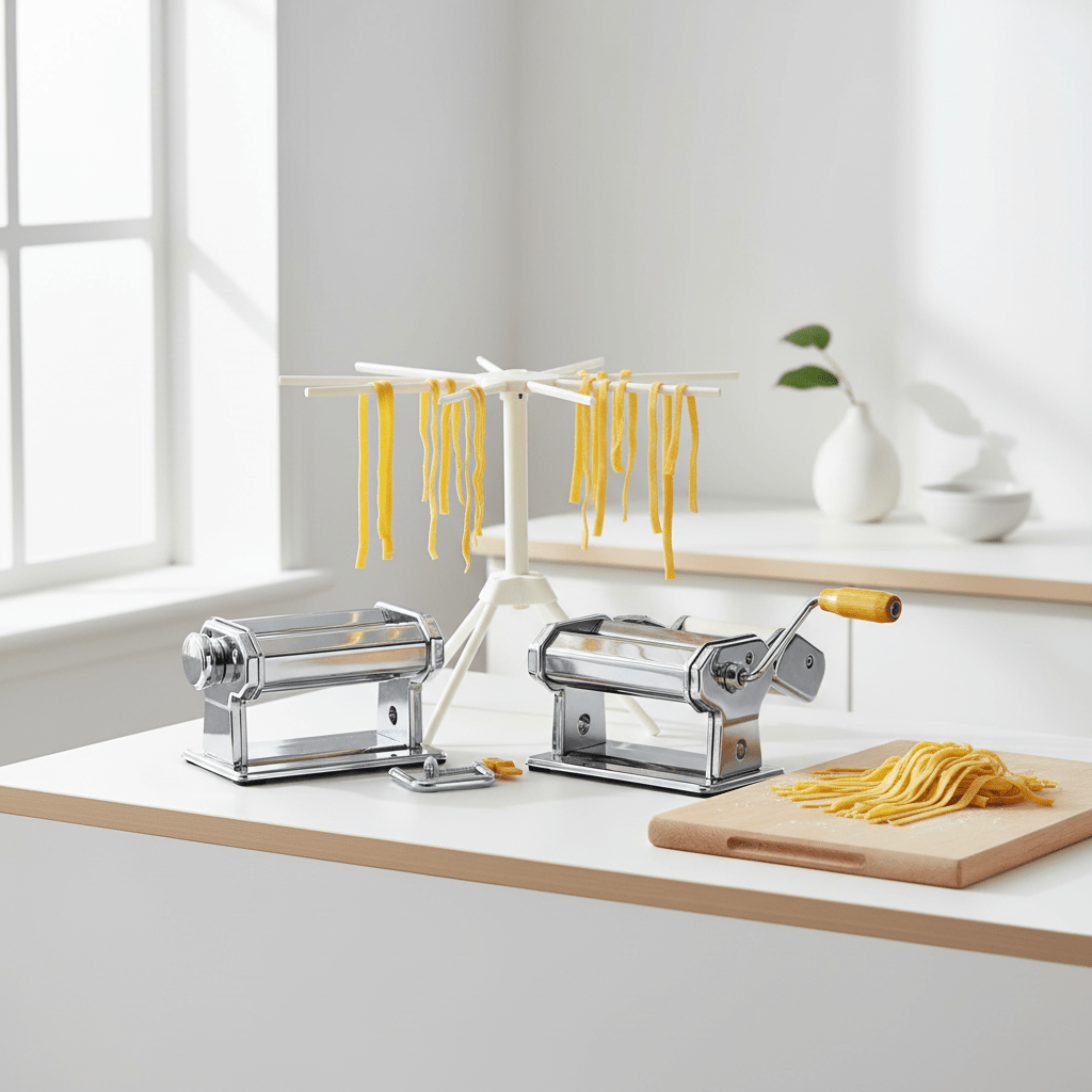 From Scratch Chrome Multi Pasta Maker and Dryer Set