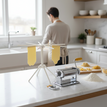 From Scratch  Chrome Multi Pasta Maker and Dryer Set