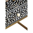 Fusion 1 Drawer Side Table with Bone Inlay