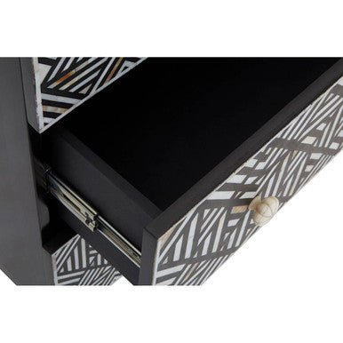 Fusion Bone Monochrome Chest of drawers