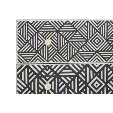 Fusion Bone Monochrome Chest of drawers