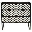 Fusion Three Drawer Chest with Bone Inlay