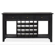 Fusion Wine Bottle Storage Console Table