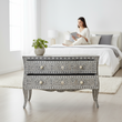 Fusion 2 Drawer Chest with Mother of Pearl Inlay