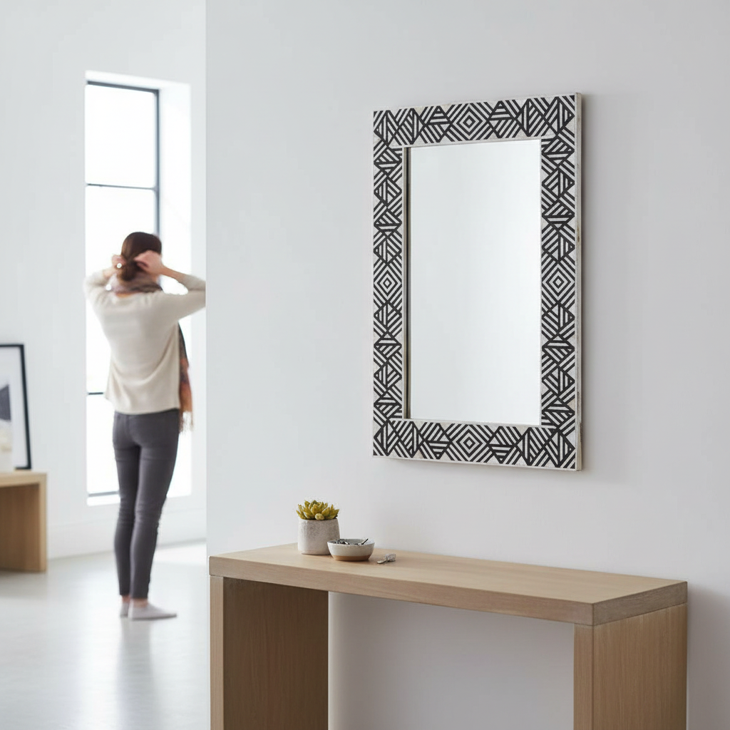 Fusion Mother of Pearl Wall Mirror