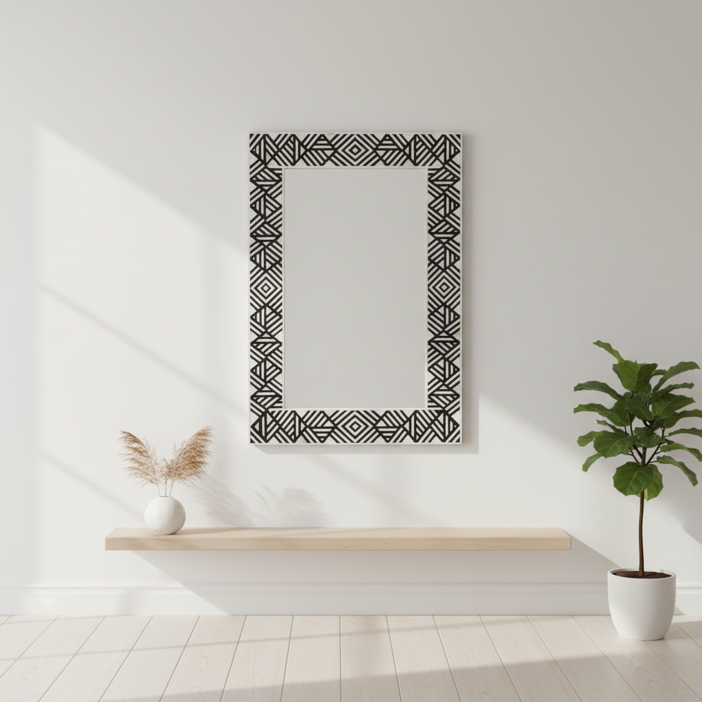 Fusion Mother of Pearl Wall Mirror