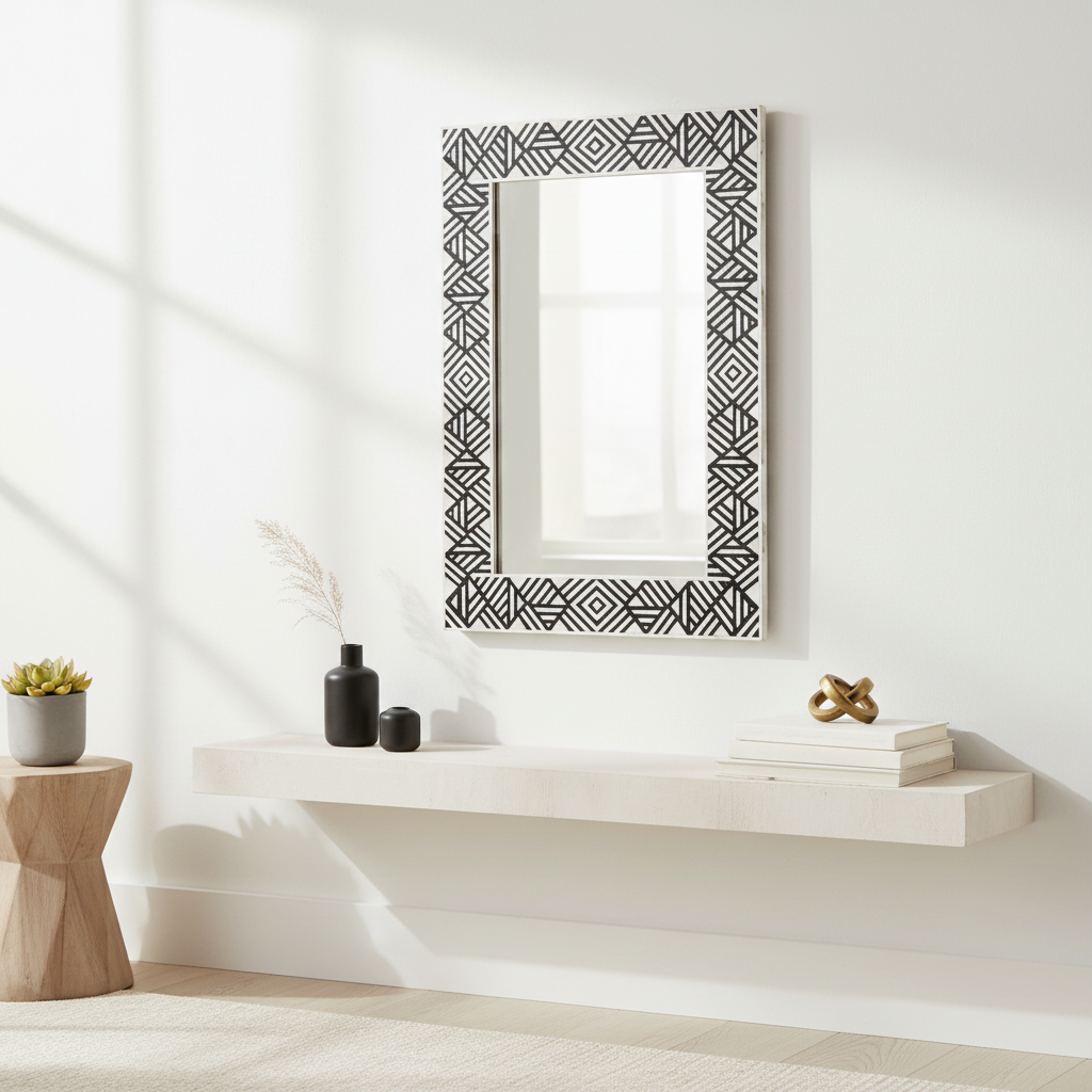 Fusion Mother of Pearl Wall Mirror