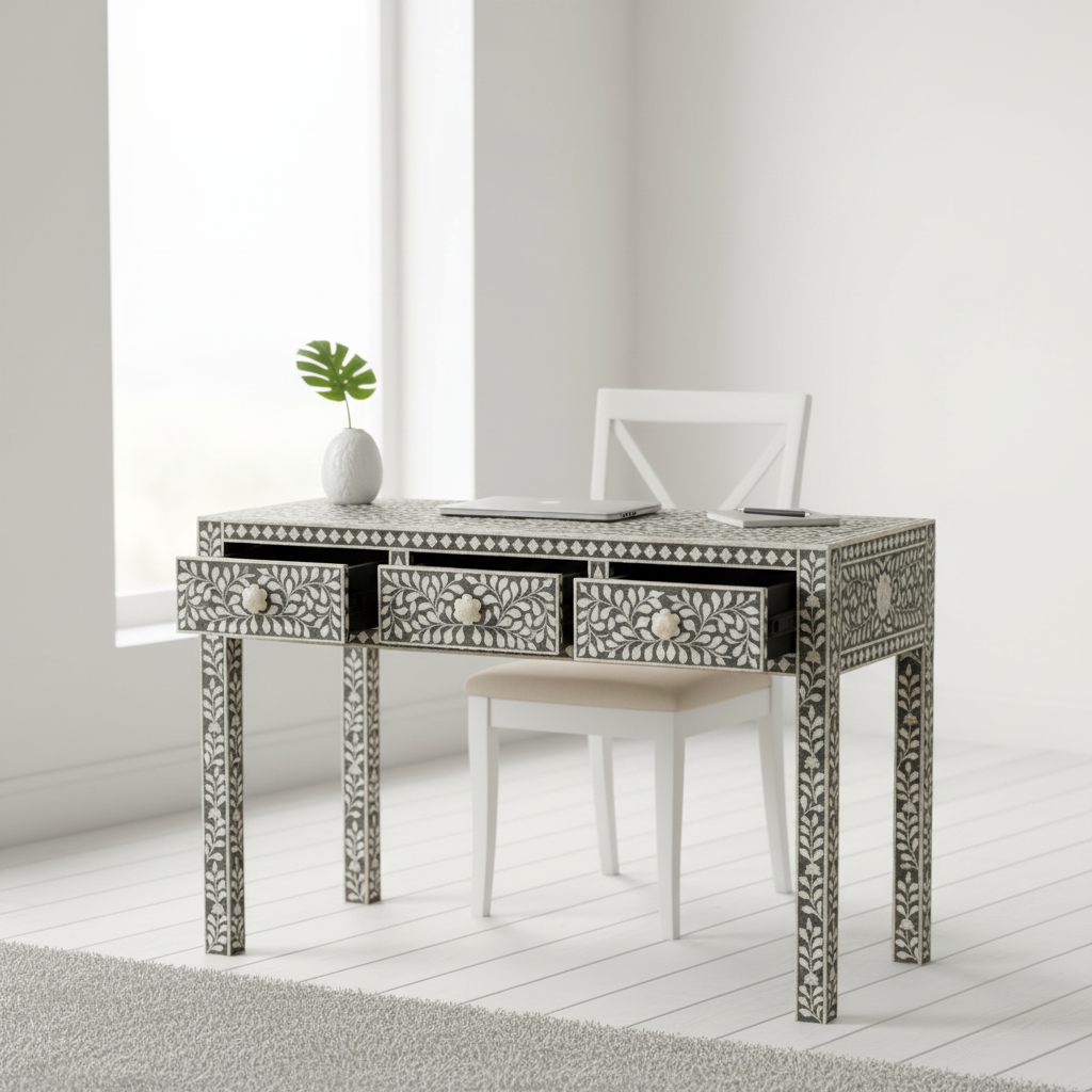 Fusion Three Drawer Desk