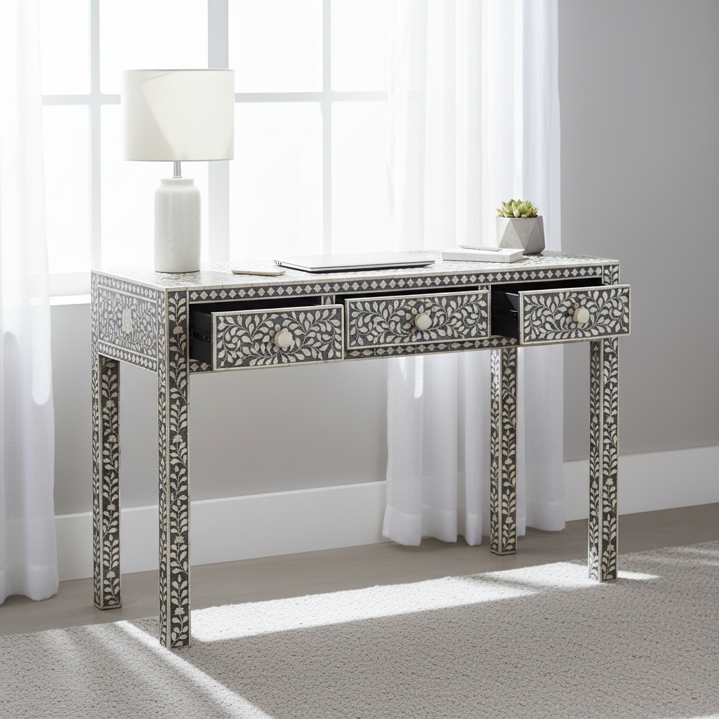 Fusion Three Drawer Desk