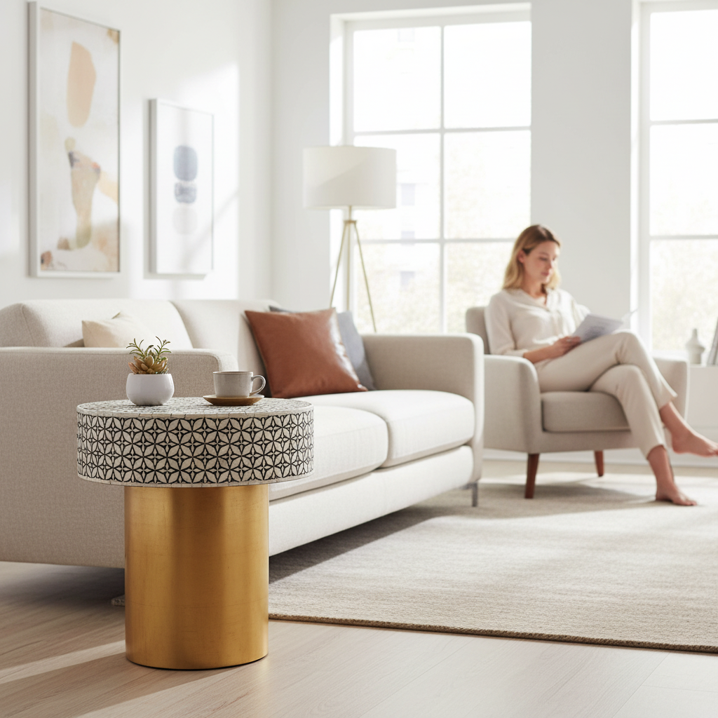Fusion Round Side Table