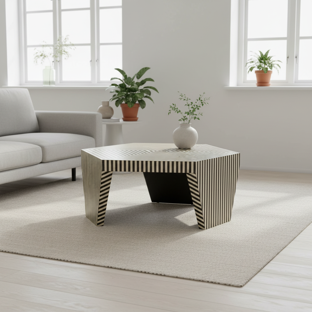 Fusion Striped Coffee Table