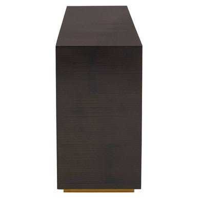 Gabelle Ebony Bamboo Console Table