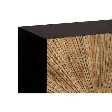 Gabelle Ebony Bamboo Console Table