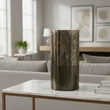 Gaia Antique Effect Black Glass Large Vase