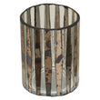 Gaia Metallic Small Candle Holder