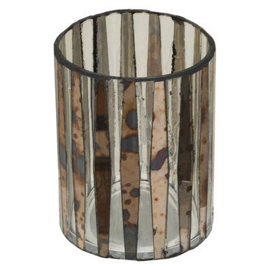 Gaia Metallic Small Candle Holder