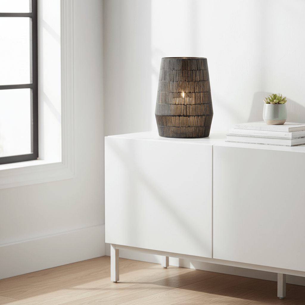 Gaia Mosaic Glass Large Candle Holder