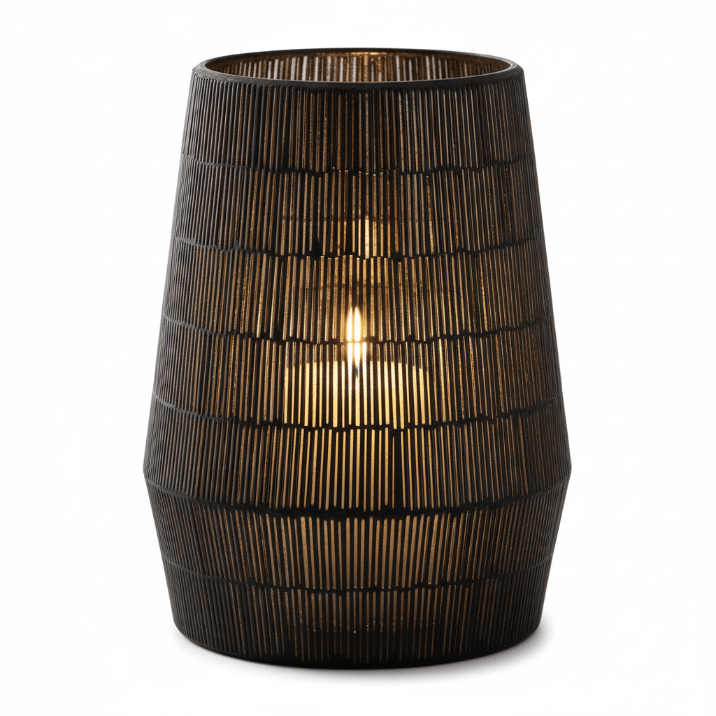 Gaia Mosaic Glass Large Candle Holder