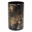 Gaia Black And Gold Large Candle Holder
