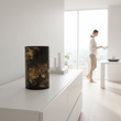 Gaia Black And Gold Large Candle Holder