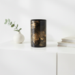 Gaia Black And Gold Large Candle Holder