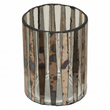 Gaia Metallic Small Candle Holder