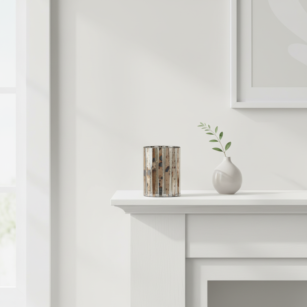 Gaia Metallic Small Candle Holder