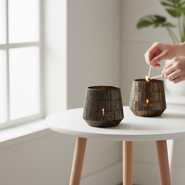 Gaia Mosaic Small Candle Holder